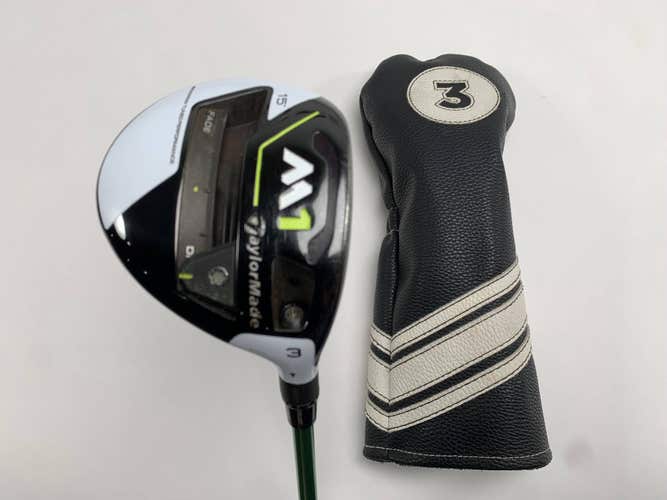 TaylorMade M1 3 Fairway Wood 15* OBAN Revenge 5 Green 03 55g Regular Mens RH HC