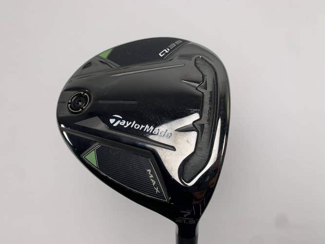 TaylorMade Qi35 Max 7 Fairway Wood 21.5* Fujikura Air Speeder 50g Senior RH