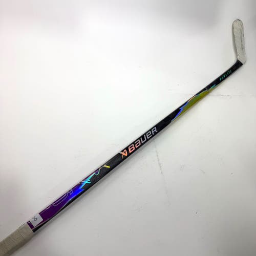 Repaired Left Handed Bauer Purple Flylite - P90tm Curve 82 Flex - #QQ454
