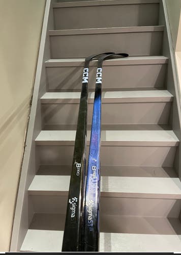 (2 pack) Senior CCM JetSpeed FT8 Pro Left Hand Hockey Stick P29 75 Flex Pro Stock (New)