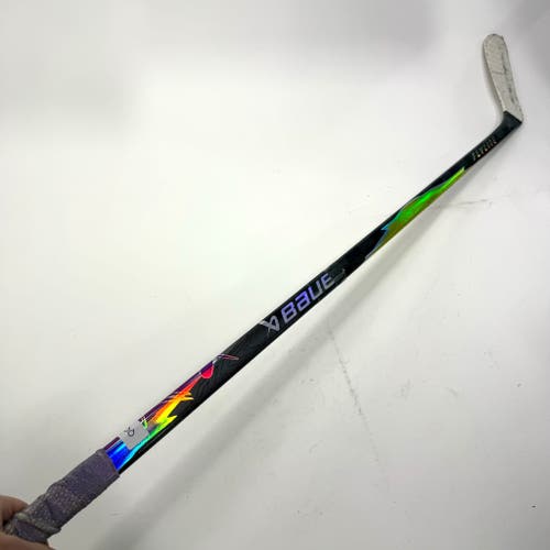 Repaired Left Handed Bauer Purple Flylite - P90tm Curve 82 Flex - #QQ453