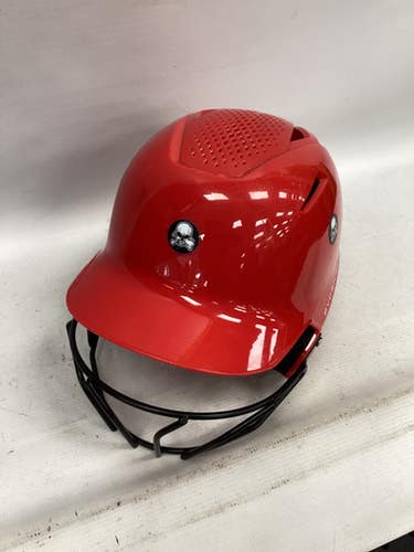 Used Evoshield HELMET + CAGE Batting Helmet w/Mask Red L/XL 11851-S000044440