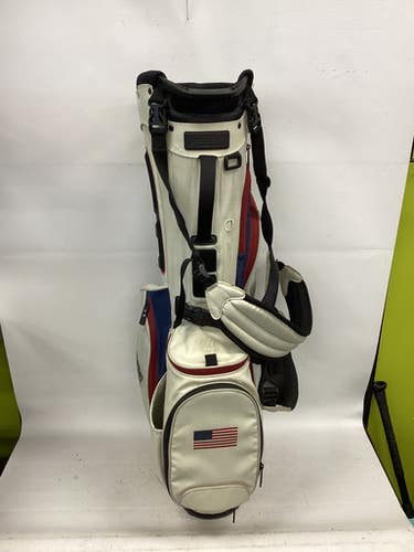 Used Titleist 4 SLOT FOH BAG Mens Stand Bag White/Red/Navy 11851-S000044396