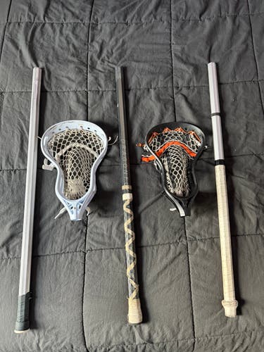 Lacrosse Bundle - 3 shafts, 2 heads