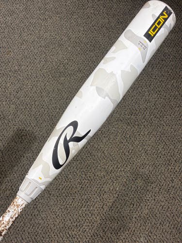 2025 Rawlings Icon Composite Bat USSSA Certified (-5) Composite 23 oz 31" (Used)