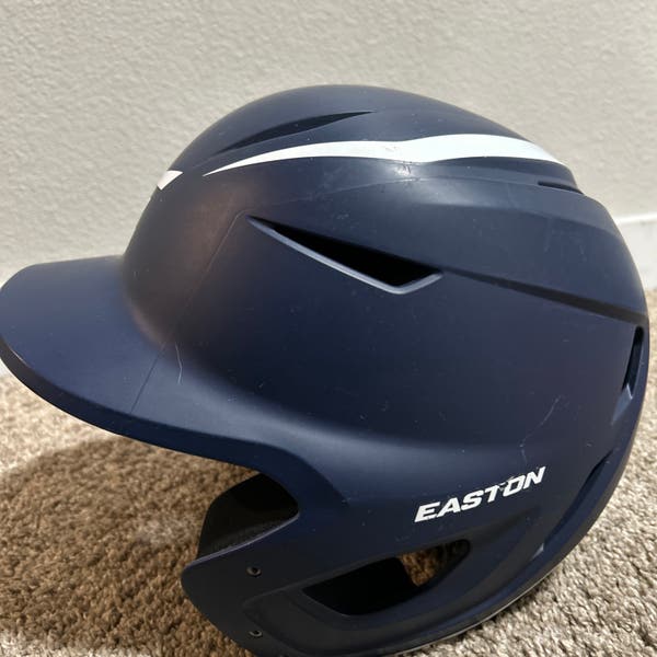 Casque de frappe de baseball senior Easton Elite X - Bleu mat 7 1/8 - 7