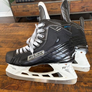 Black/Navy Bauer Nexus 7000 Hockey Skates Regular Width Pro Stock 9 (Used)