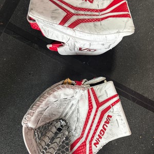 Vaughn Velocity V10 Regular- intermediate Glove and Blocker amazing shape!  FREE Shipping USA