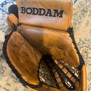 Boddam Used Ice Hockey Goalie Blocker Glove Vintage Waffle Style Made in Canada