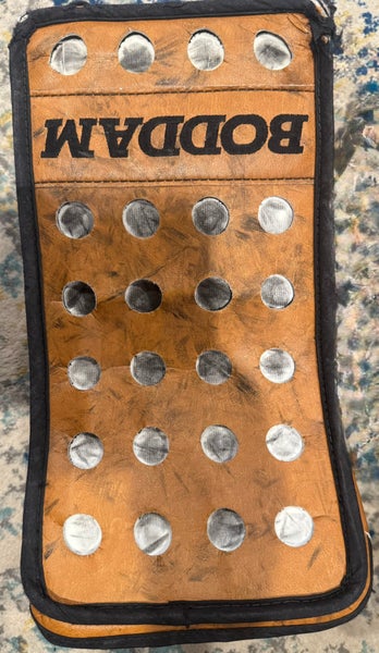 Boddam Used Ice Hockey Goalie Blocker Glove Vintage Waffle Style Made in Canada