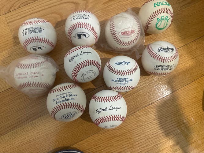 Baseballs 10 Pack (Used)