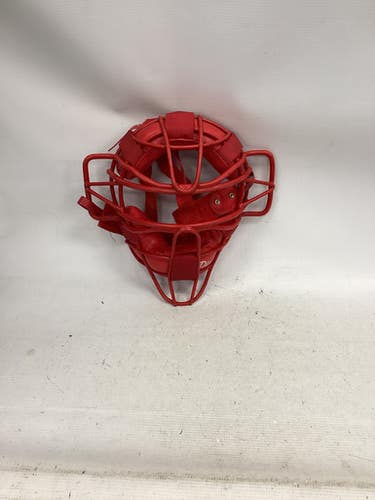 Used Diamond Catchers Helmet w/Mask Red One Size 11851-S000044350