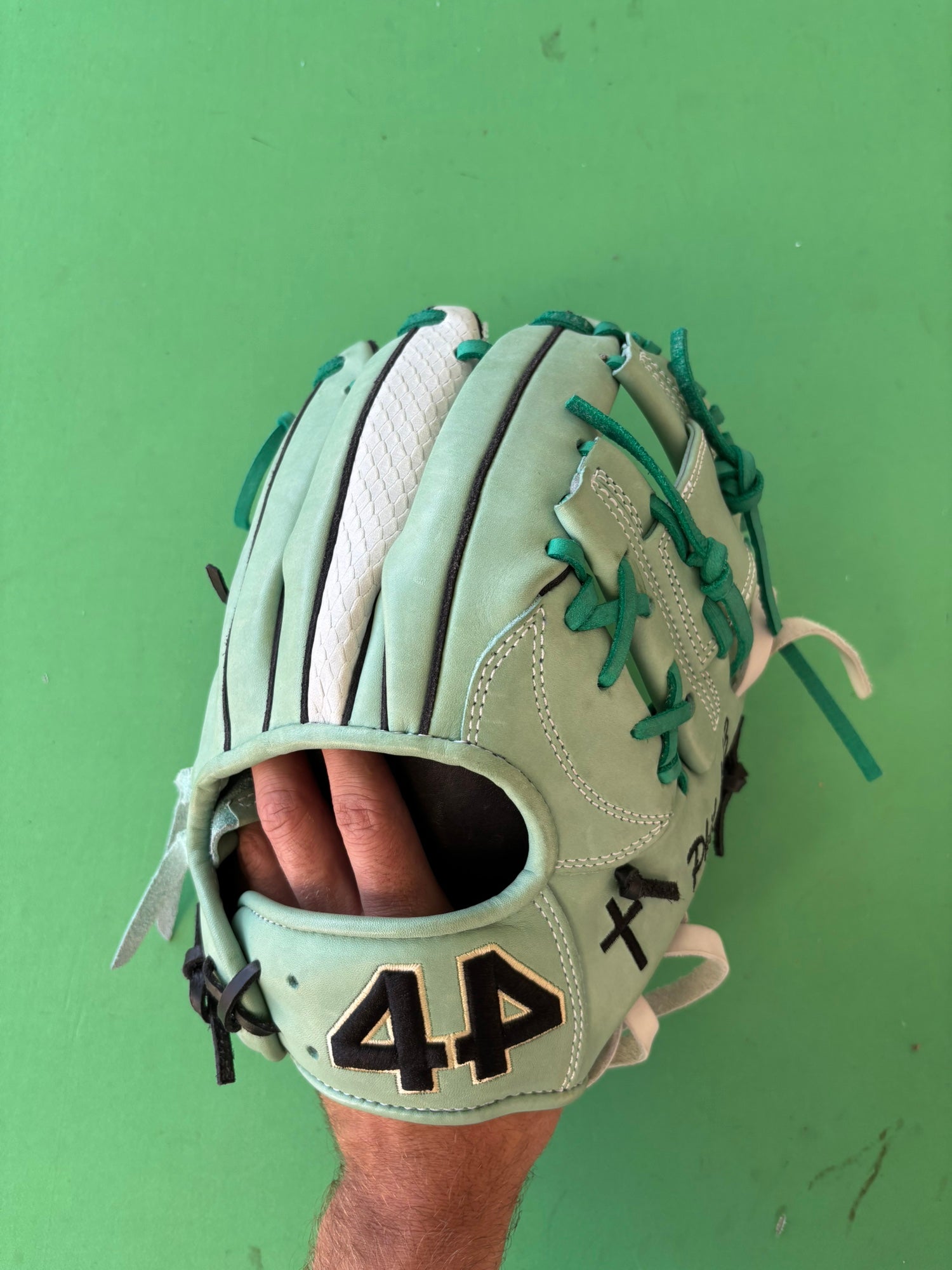 Green 44 Pro Japan select RH Infield Baseball Glove 11.5