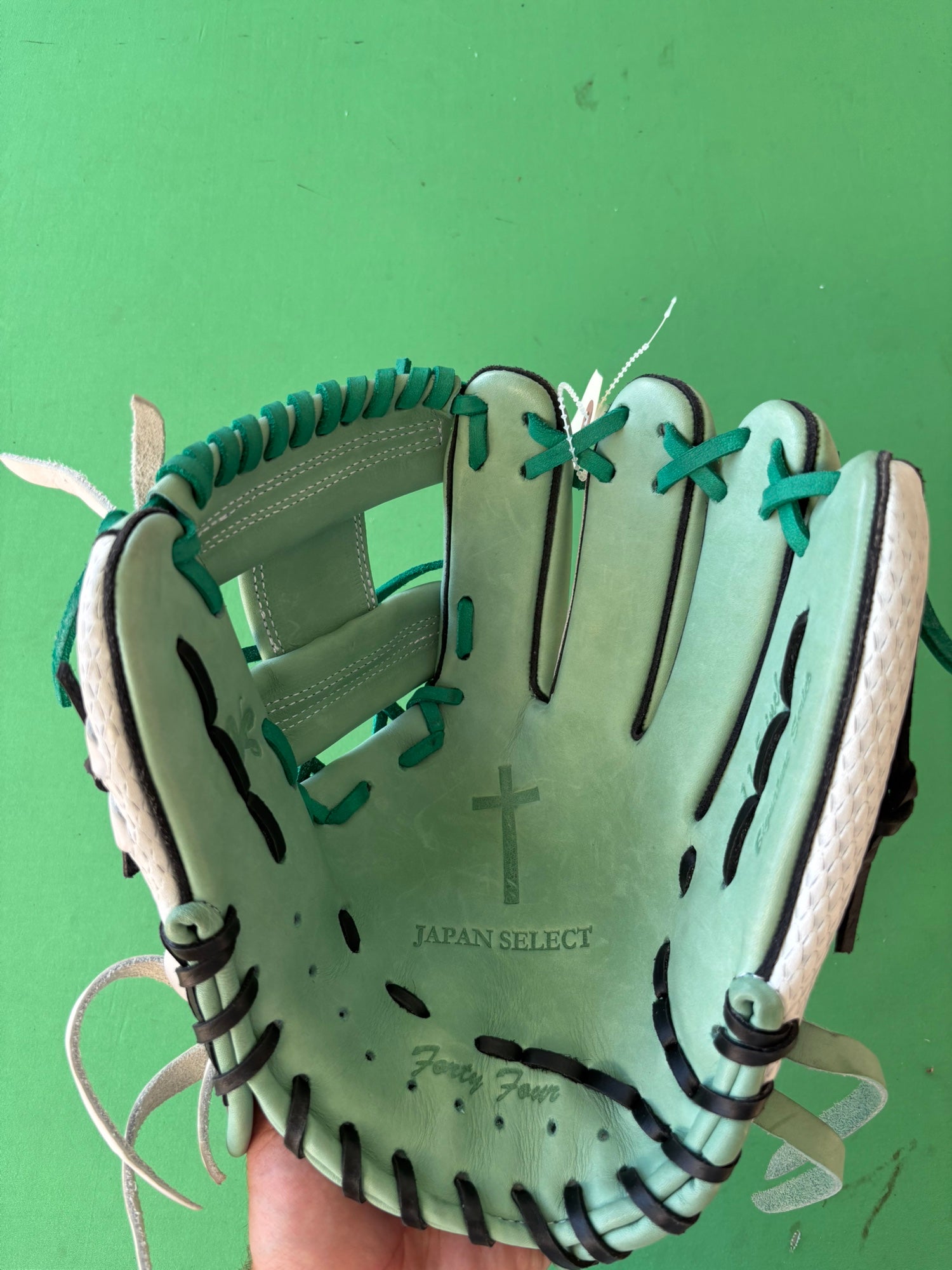 Green 44 Pro Japan select RH Infield Baseball Glove 11.5