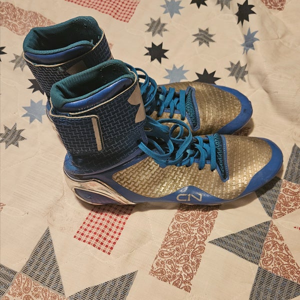 Men's 12.5 Under Armour C1N (Used) Blue Football Cleats