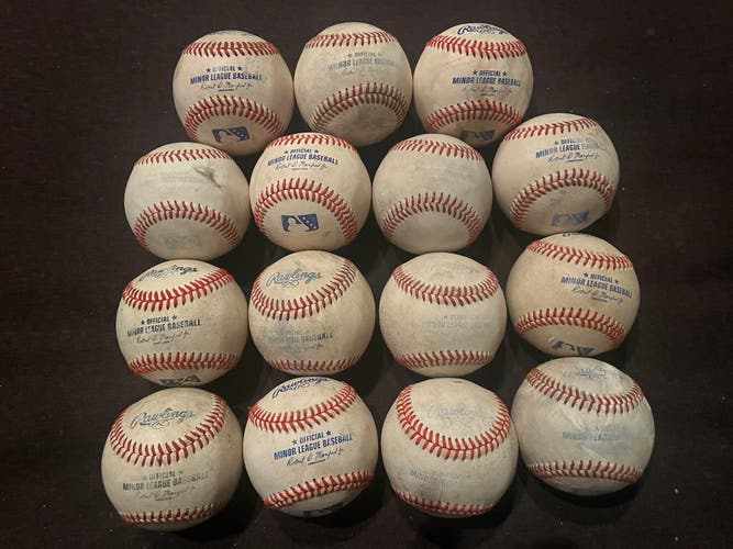 Rawlings Official Minor League Baseballs 15 Pack (Used)