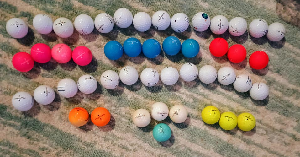 48 MaxFli Softfli used golf balls. Mint!!!