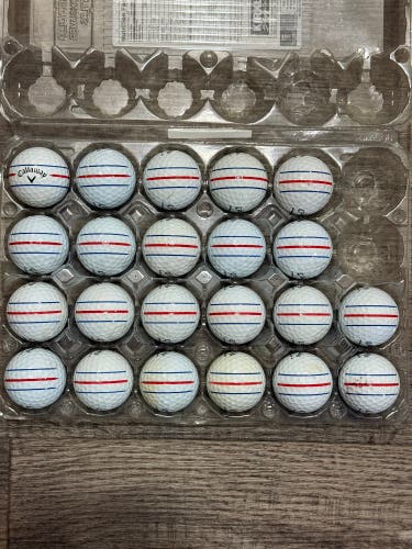22 Callaway Chrome Soft Triple Track Golf Balls