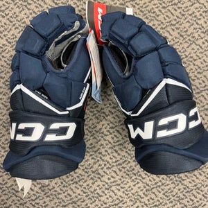 CCM  Navy JetSpeed FT8 Gloves 15" (New)