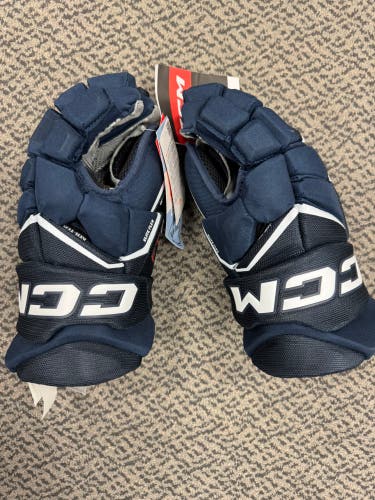 CCM  Navy JetSpeed FT8 Gloves 15" (New)