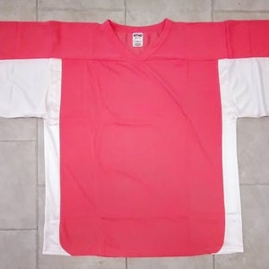 AK- H7100 Hockey Team Set - 15 Jerseys - Pink/White - New