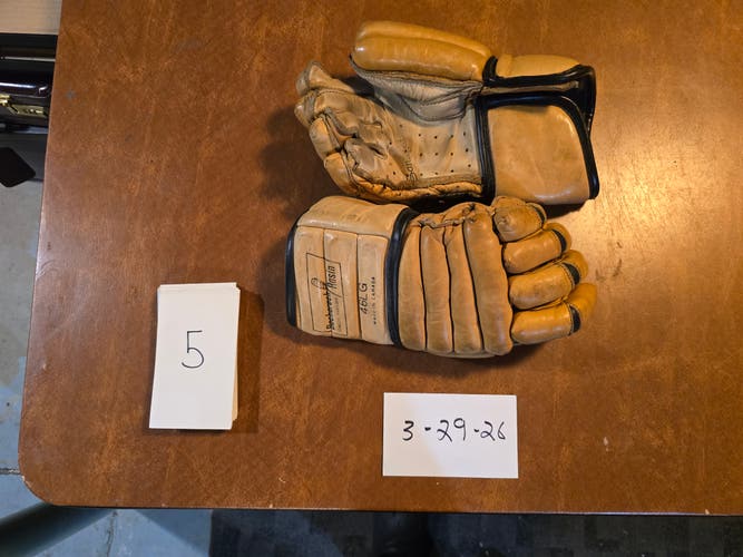 Vintage Bacharach Lacrosse Gloves #5