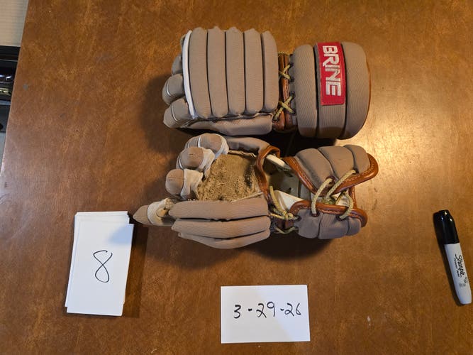 Vintage Brine L-35 Lacrosse Gloves #8