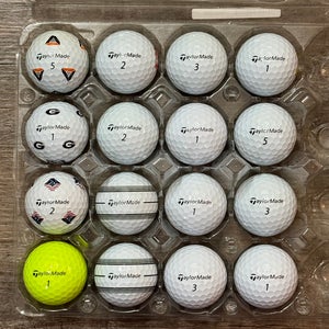 16 TaylorMade TP5 Golf Balls - 5A MINT CONDITION, Pix and Stripe Design