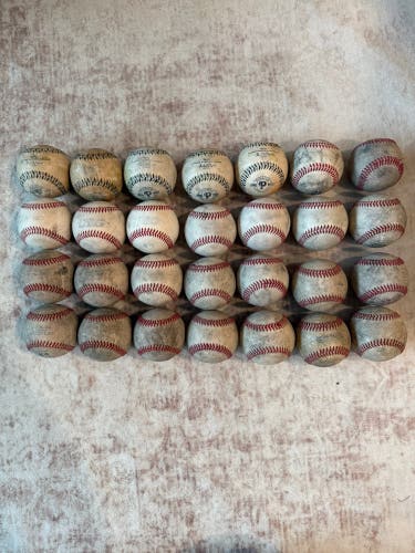 28 Used Baseballs ($3/ball)