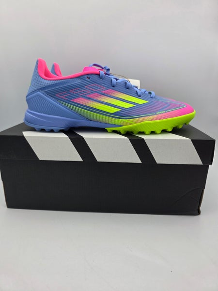NEW adidas F50 League TF Turf Soccer Cleats Shoes Blue Pink IE1230 Mens Size 7.5