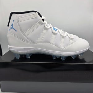 Nike Air Jordan 11 Retro TD White/Legend Blue Football Cleats Sz 10.5 HM7324-104