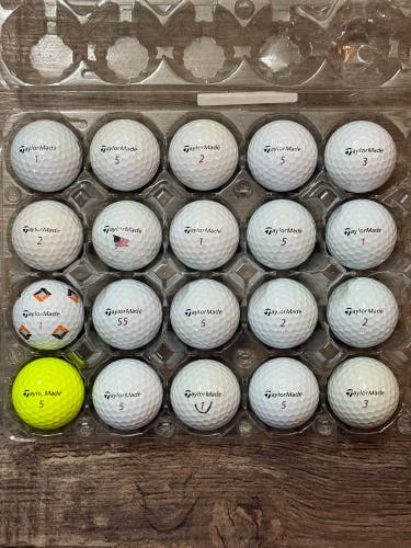 20 TaylorMade TP5x Golf Balls - 5A/4A Condition
