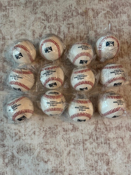 Official Minor League Baseballs 12 Pack (1 Dozen) (New)