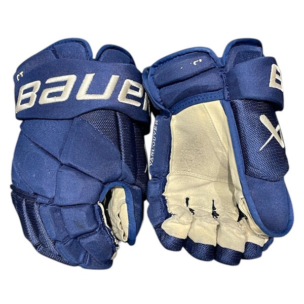 Bauer Vapor Hyperlite Gloves 13" Pro Stock - Vancouver Goldeneyes (Used)