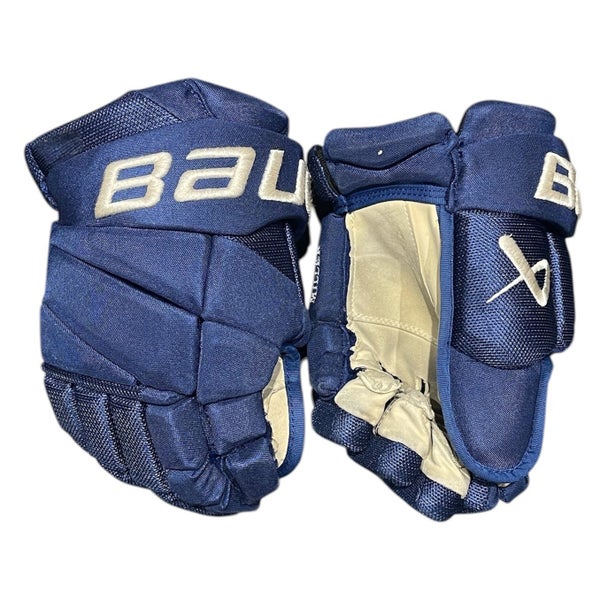 Bauer Vapor Hyperlite Gloves 13" Pro Stock - Vancouver Goldeneyes (Used)