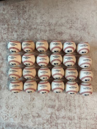 Official Minor League Baseballs 24 Pack (2 Dozen) (New)