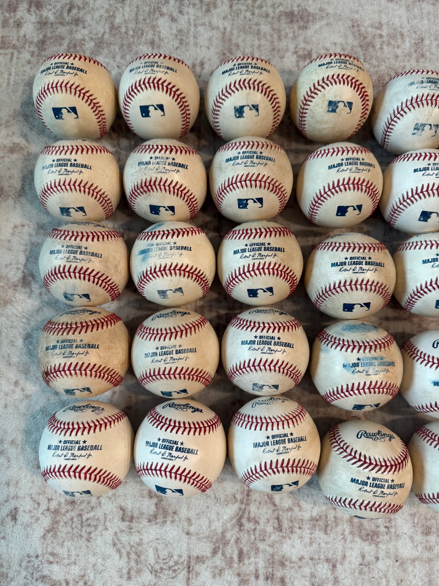 Balle De Baseball Officielle Rawlings Pioneer League - Vintage, Utilisée En Match