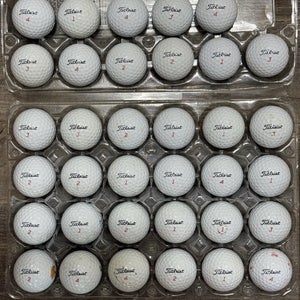 35 Titleist TruFeel Golf Balls - 4A Near-Mint Condition