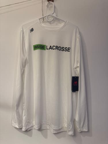 Insidelacrosse White XL Men's New Balance Shirt (NWT)