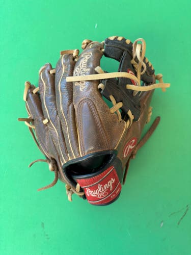 Brown Rawlings Premium Series RH Infield Baseball Glove 11.25"
