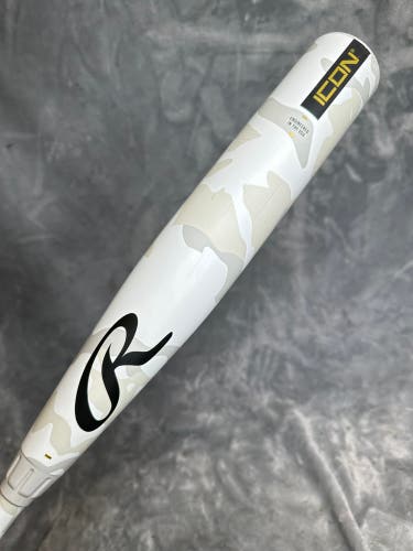2025 Rawlings Icon Composite Bat USSSA Certified (-5) Composite 26 oz 31" (Used)