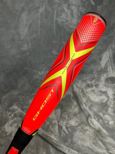 2019 Easton Ghost X Evolution Composite Bat USABat Certified (-10) Composite 18 oz 28" (Used)