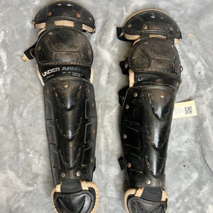 Black Youth Under Armour Catcher's Leg Guard (Used)