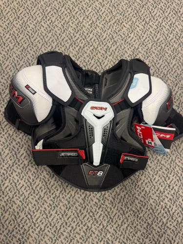 Medium Junior CCM JetSpeed FT8 Shoulder Pads (New)