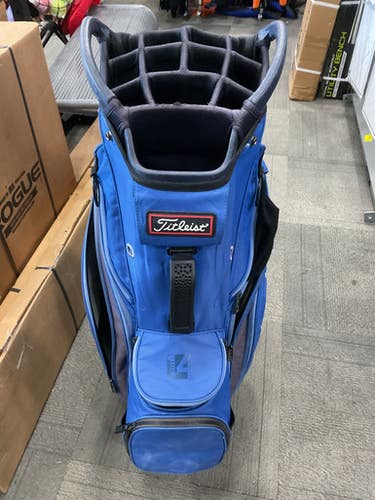 Used Titleist 14 WAY STAND BAG Mens Stand Bag Royal Blue 11614-S000232962