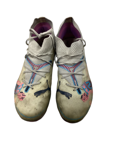 Used Puma Soccer Cleats White Junior 03.5 11613-S000178894