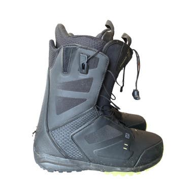 Used Salomon DIALOGUE Mens Snowboard Boots Black Senior 10.5 11883-S000158704