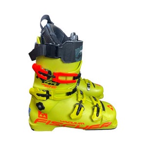 Used Fischer VACUUM Mens DH Ski Boot Yellow 275 MP - M09.5 - W10.5 11883-S000158658