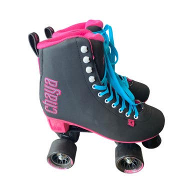 Used CHAYA QUAD SKATES Senior Roller Quad Skates Black Senior 9 11883-S000158564