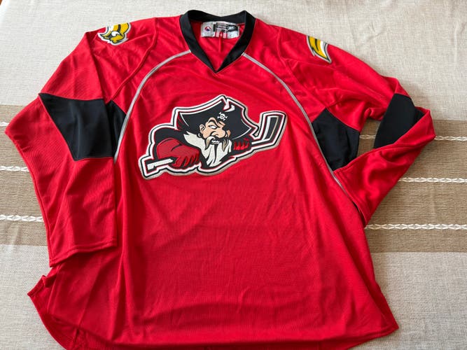 Portland Pirates AHL Red XL Men's Reebok Jersey (New)